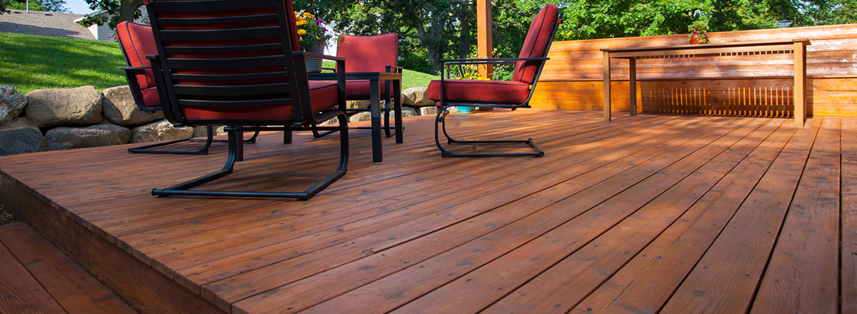 Preparing deck for stain